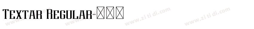 Textar Regular字体转换 Textar Regular字体转换